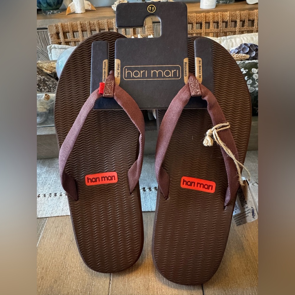 Hari Mari Women’s Flip Flop Sandals, Dunes Cappuccino, Multiple Sizes, NWT - Picture 5 of 14